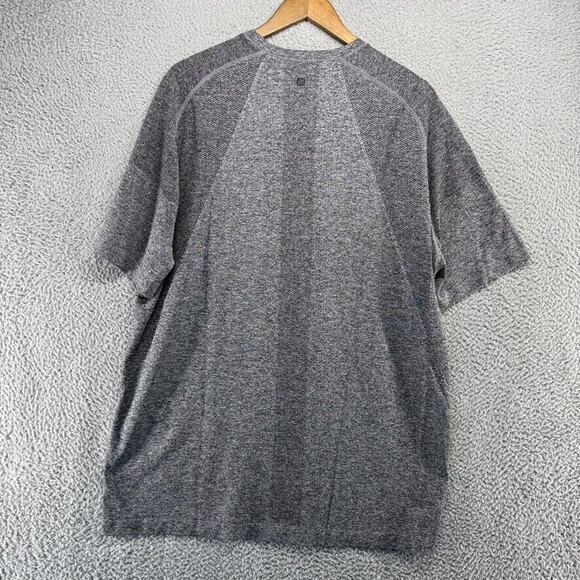 01 Algo Shirt Men's Extra Large Gray Tech Running Training Performance Quick Dry - Picture 5 of 7